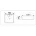 Раковина накладная CeramaLux 40 9443 Раковина накладная CeramaLux 40 9443