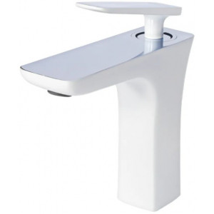 Cмеситель для раковины Grocenberg GB1001N-WC Белый/Хром
