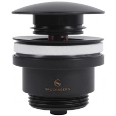 Донный клапан Grocenberg GB106BL Черный матовый
