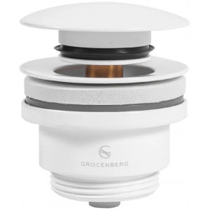 Донный клапан Grocenberg GB106W Белый