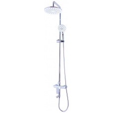 Душевая система Grocenberg GB7009WC Белый/Хром