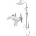 Душевая система Grocenberg GB7010WC Белый/Хром
