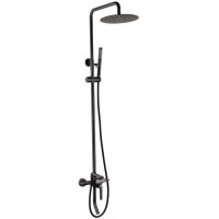 Душевая система Grocenberg GB7025BL Черный матовый Душевая система Grocenberg GB7025BL Черный матовый