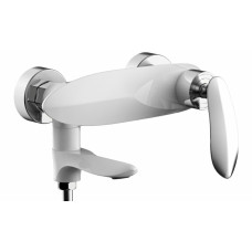 Смеситель для ванны с ручным душем Groсenberg GB8001WC Белый/Хром