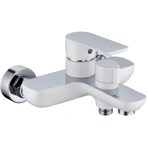 Смеситель для ванны с ручным душем Groсenberg GB8009WC Белый/Хром