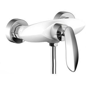 Смеситель для душа с ручным душем Groсenberg GB9001WC Белый/Хром