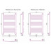 Полотенцесушитель водяной Сунержа Богема+ 80х50 золото (Sunerzha)