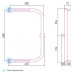 Полотенцесушитель водяной Сунержа П-образный 60x40 с 2 полками (Sunerzha)