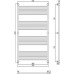 Полотенцесушитель водяной Сунержа Богема+ 150x80, прямая (Sunerzha)