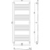 Полотенцесушитель водяной Сунержа Флюид + 150x60 (Sunerzha)