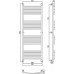 Полотенцесушитель водяной Сунержа Богема+ 150x50 (Sunerzha)