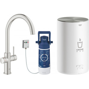 Смеситель для кухонной мойки Grohe Red II Duo 30083DC1 , с водонагревателем (Грое)