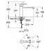 Смеситель для кухонной мойки Grohe Eurostyle Cosmopolitan 31124002 (Грое)