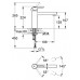 Смеситель для кухонной мойки Grohe Concetto 31128001 (Грое)