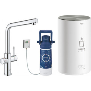Смеситель для кухонной мойки Grohe Red II Duo 30327001 , с водонагревателем (Грое)