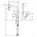 Смеситель для кухонной мойки Hansgrohe Metris 14820800 (Хансгрое)