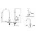 Смеситель для кухонной мойки Bravat Eler F7191238CP (Брават)