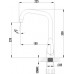 Смеситель для кухонной мойки Lemark Pramen LM3355C (Лемарк)