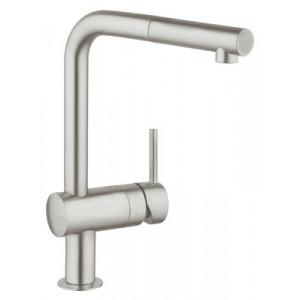 Смеситель для кухонной мойки Grohe Minta 32168DC0 нержавеющая сталь (Грое)