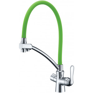 Смеситель Lemark Comfort LM3070C-Green для кухонной мойки (Лемарк)