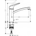 Смеситель для кухонной мойки Hansgrohe Logis 71832000 (Хансгрое)