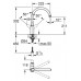 Смеситель для кухонной мойки Grohe BauEdge 31367000 (Грое)