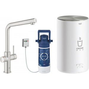 Смеситель для кухонной мойки Grohe Red II Duo 30327DC1 , с водонагревателем (Грое)