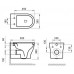 Унитаз подвесной BelBagno Kraft BB064CHR (БелБагно)