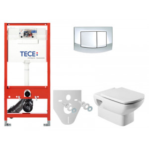 Комплект инсталляция TECE TECEprofil 9 300 000 + унитаз Roca Dama Senso 346517000 (Рока)