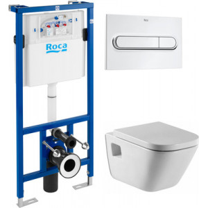Комплект инсталляция Roca DUPLO WC 89009000K + унитаз Roca Gap 34647L000 (Рока)