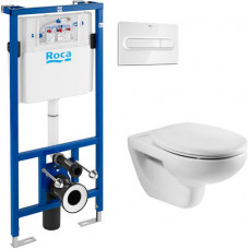Комплект инсталляция Roca DUPLO WC 89009000K + унитаз Roca Victoria 34630300R