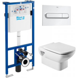 Комплект инсталляция Roca DUPLO WC 89009000K + унитаз Roca Dama Senso 346517000 (Рока)
