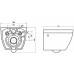 Унитаз подвесной BelBagno Cento-r BB509CH (БелБагно)