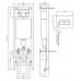 Комплект инсталляция Ideal Standard W3710AA 4 в 1 + Cersanit Carina new clean on slim lift (Церсанит)