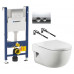 Комплект инсталляция Geberit Duofix Delta 458.124.21.1 3 в 1 + унитаз Roca Meridian 346248000 (Рока)